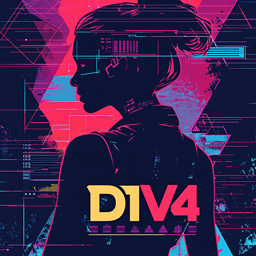 Album cover for digital artist and decker "D1V4".